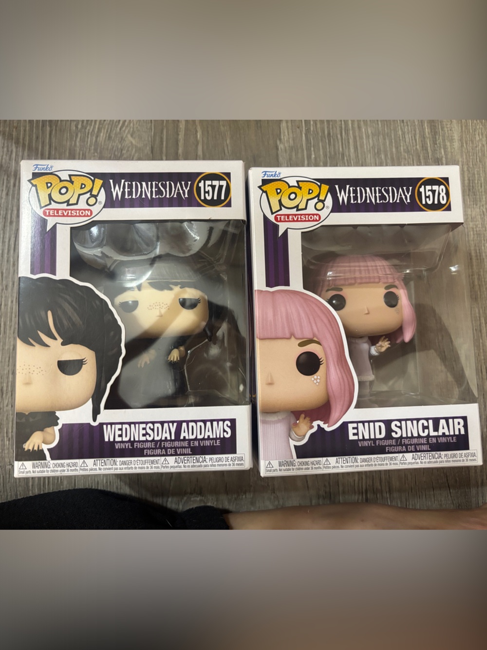 Funko Pop! Television Wednesday & Enid Set - Black and Pink
